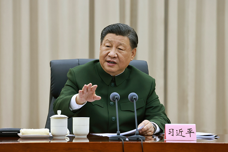 11月29日，中共中央總書記、國家主席、中央軍委主席習(xí)近平到武警海警總隊(duì)東海海區(qū)指揮部視察。這是習(xí)近平發(fā)表重要講話。